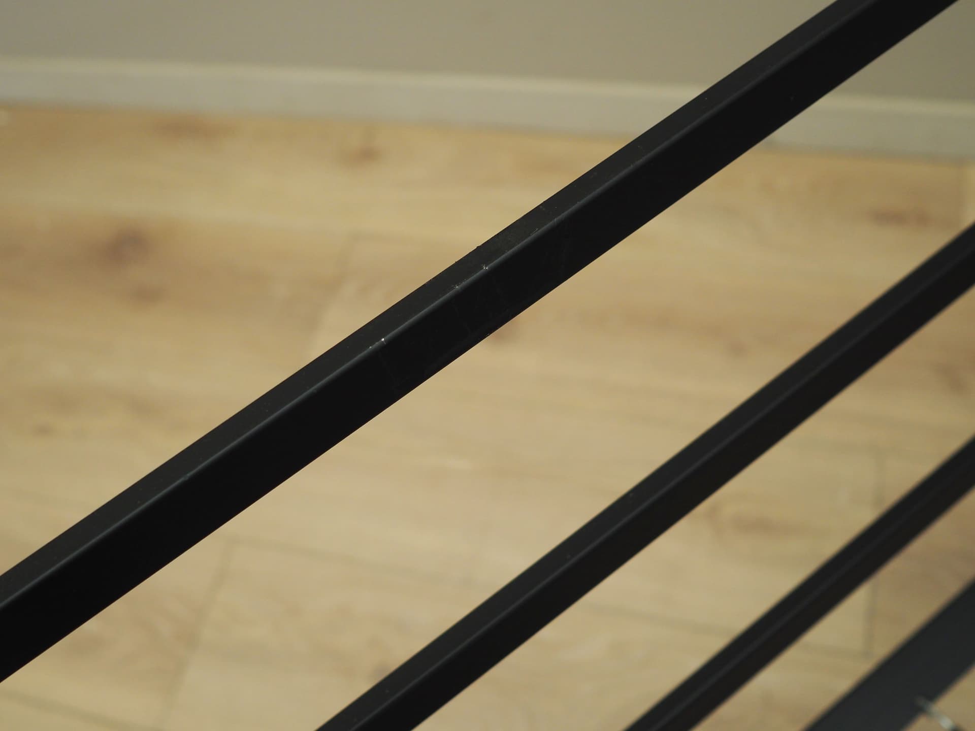 Sofa rozkładana, zielony melanż, metal czarny, Włochy, lata 70. - 77167