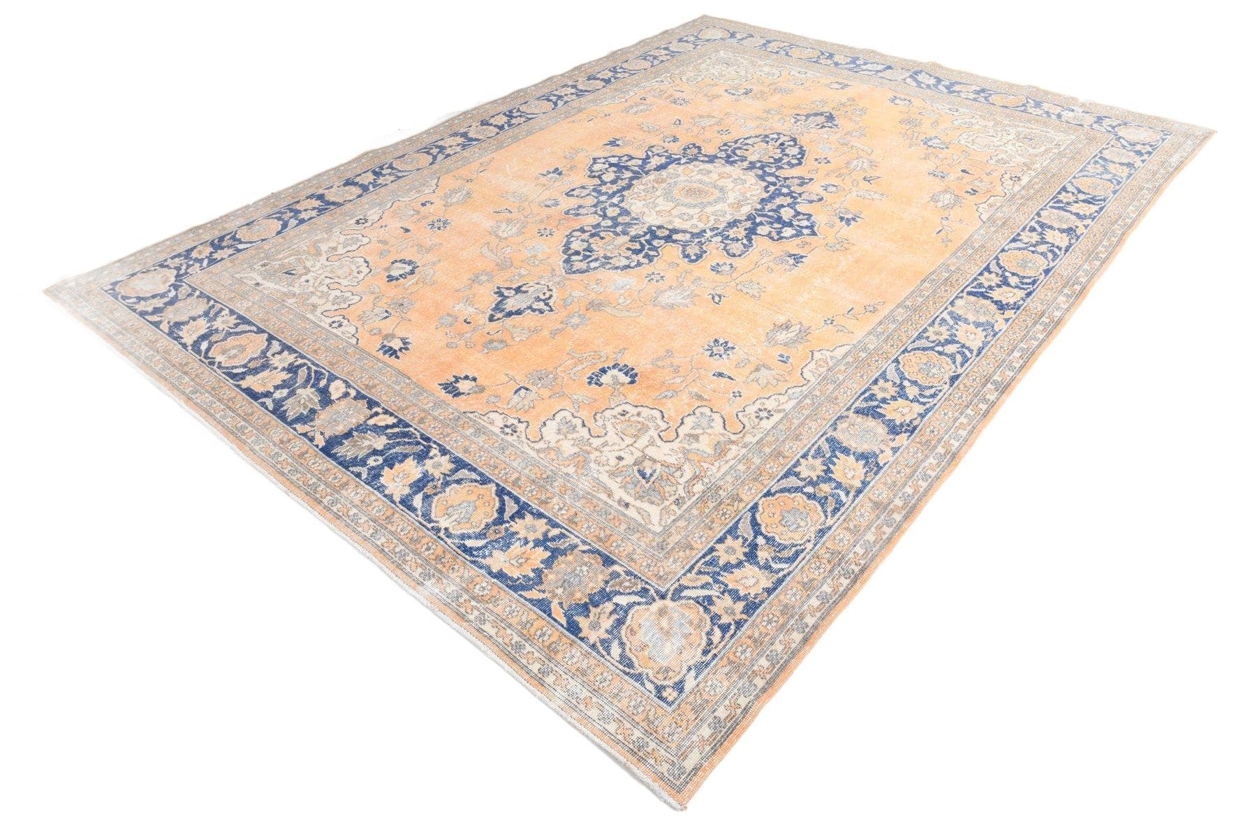 Rug 356x258 cm, beige, wool, 1970s