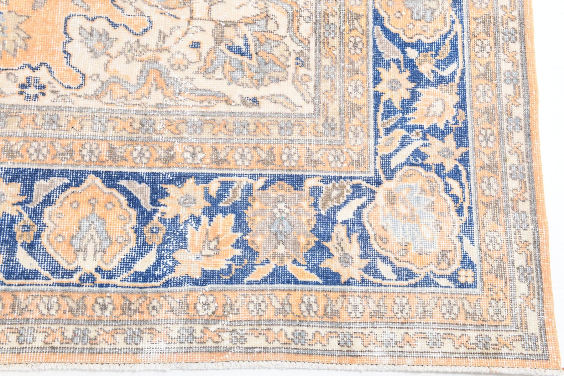 Rug 356x258 cm, beige, wool, 1970s - 214249