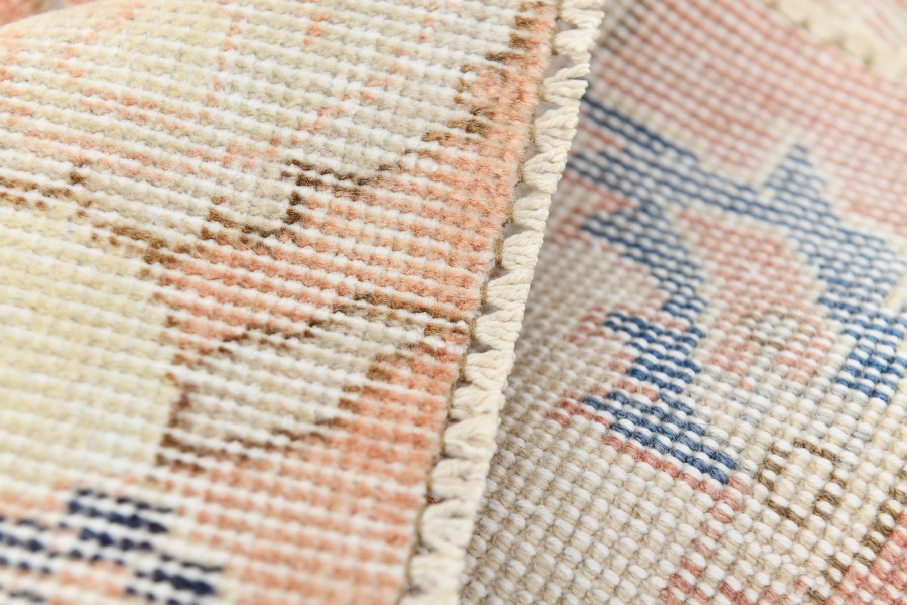 Rug 368x252 cm, pink, wool, 1970s - 214223