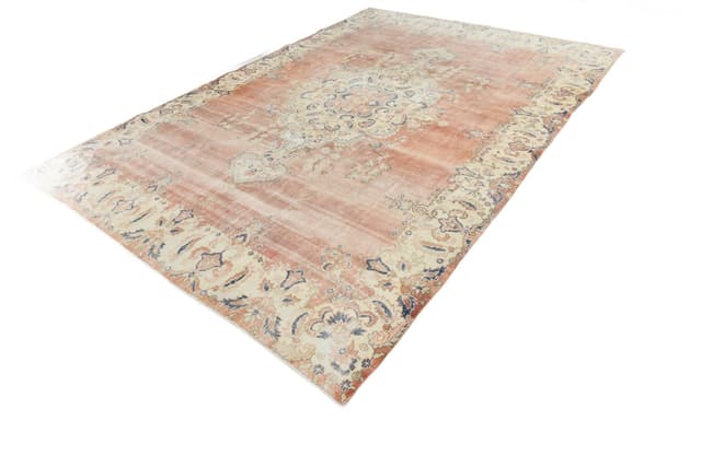 Rug 368x252 cm, pink, wool, 1970s - DIMENSION