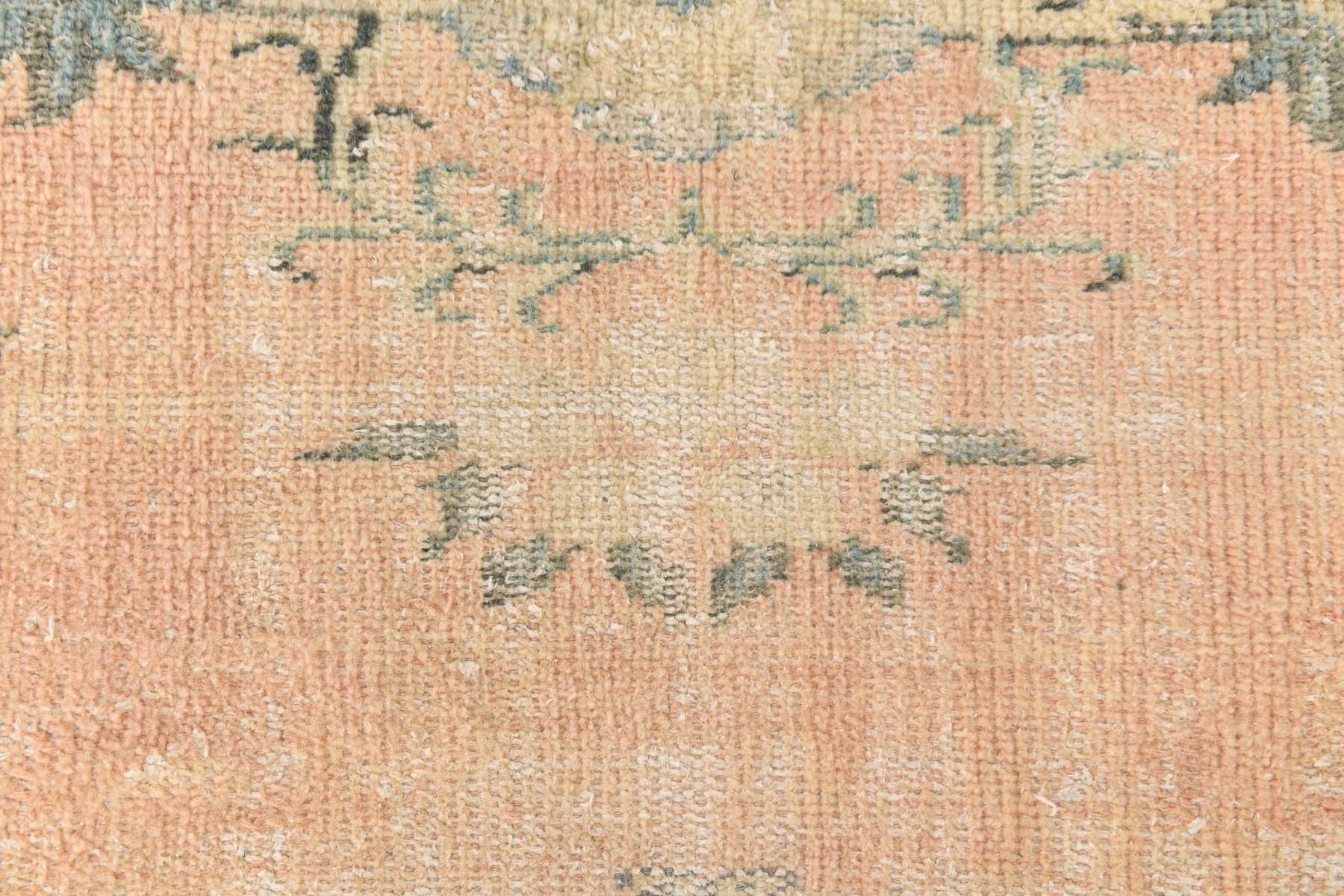 Dywan 185x261 cm, beżowy, niebieski, wełna, lata 70. - 214183