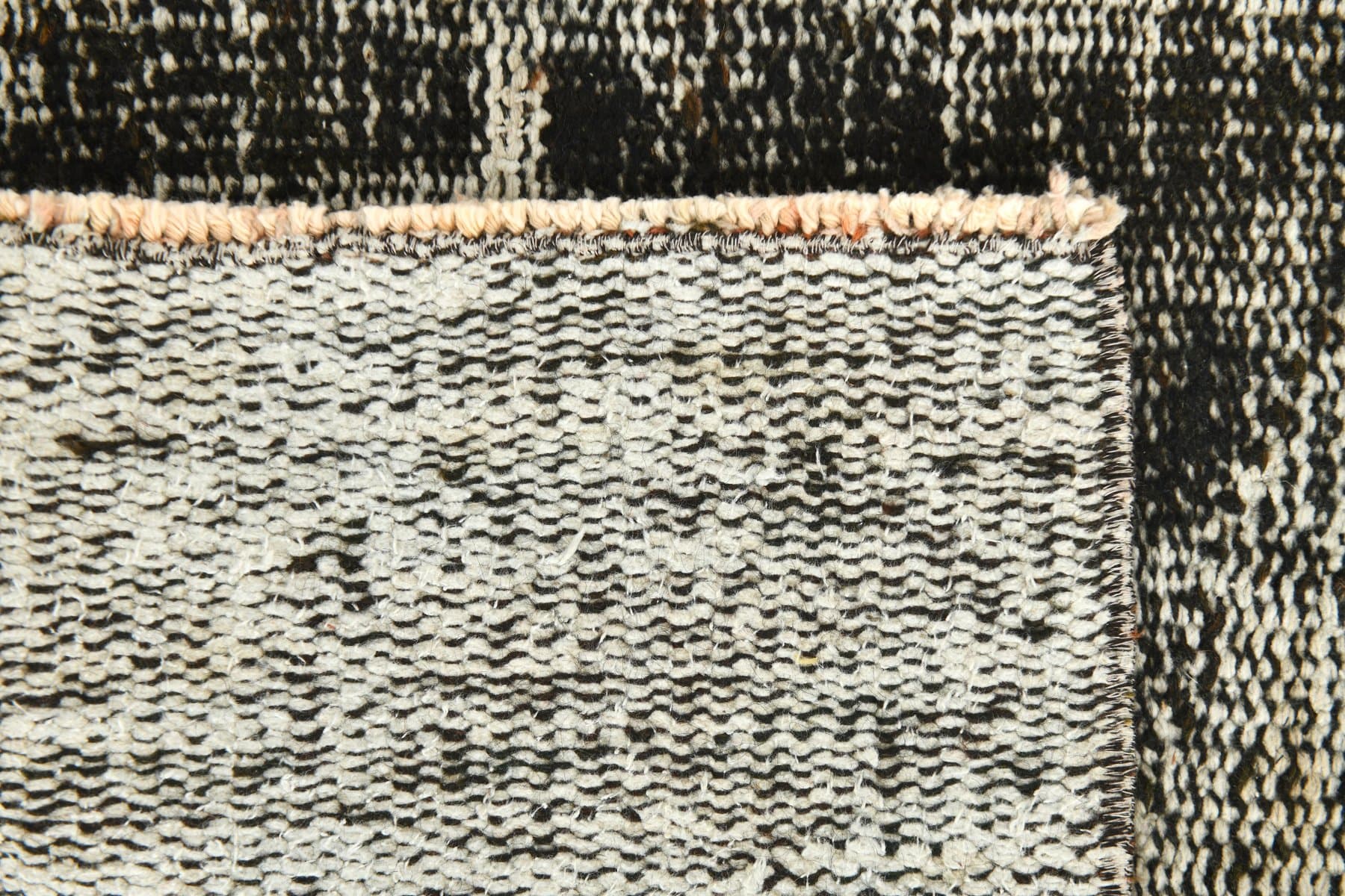 Runner 194x54 cm, grey, wool, 1970s - 214457