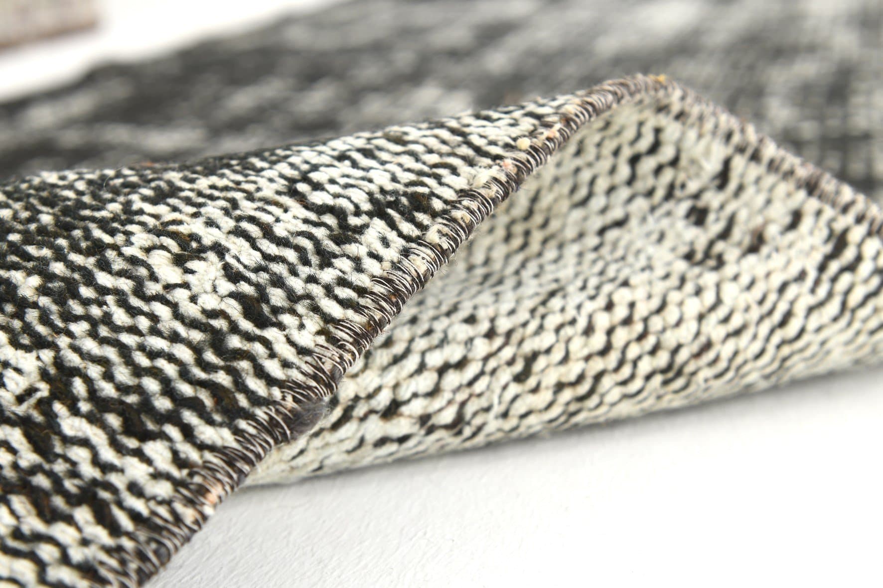 Runner 194x54 cm, grey, wool, 1970s - 214456