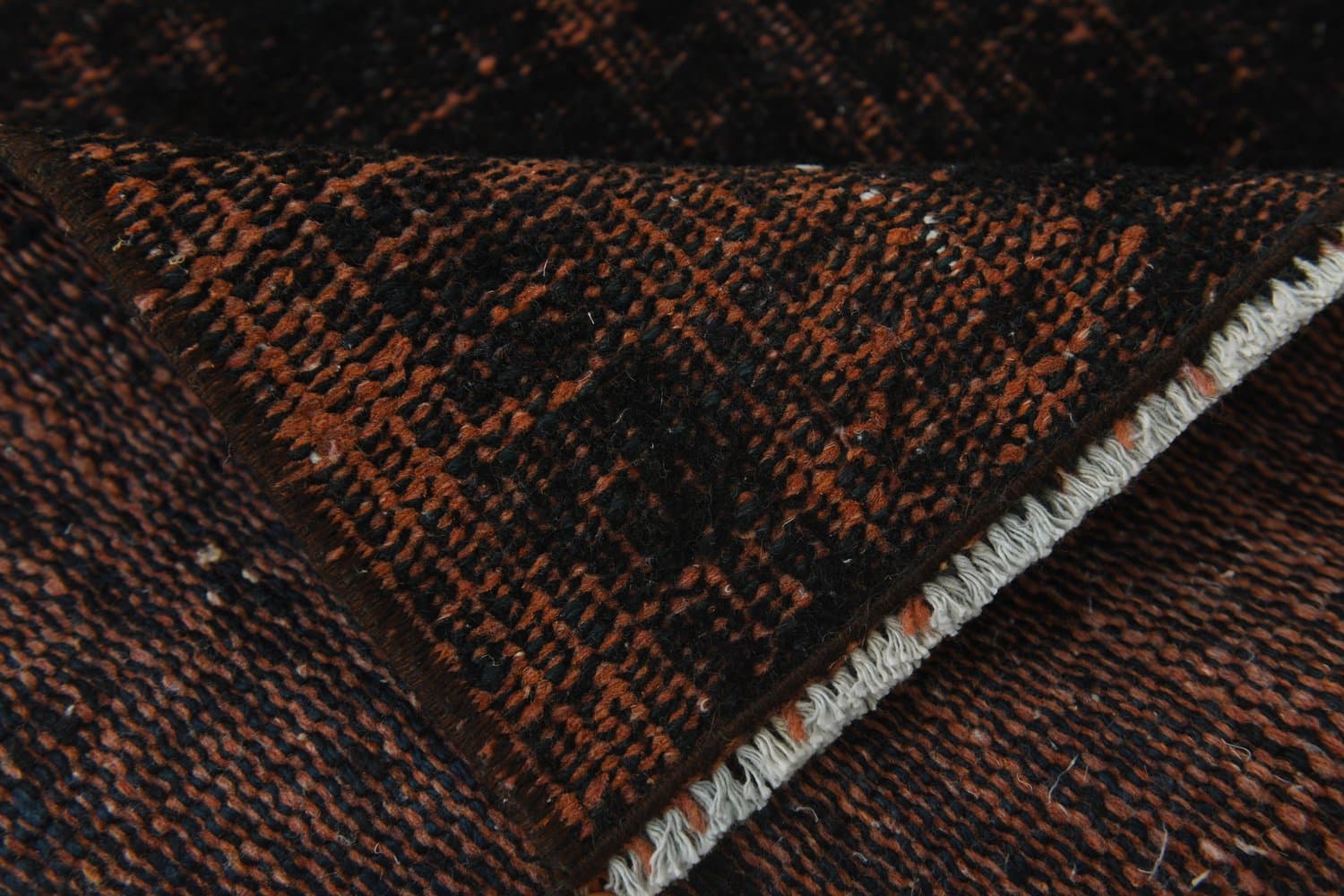 Runner 272x55 cm, black, wool, 1970s - 214500