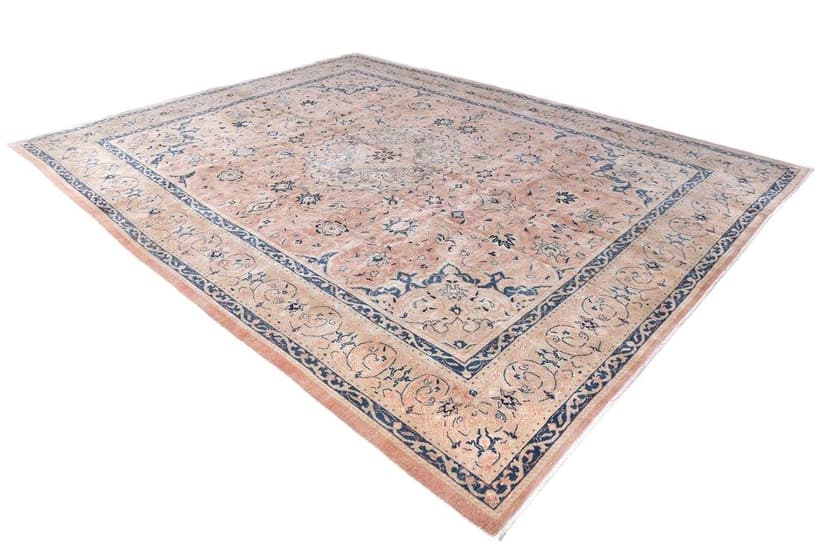 Rug 382x297 cm, beige, wool, Turkey, 1950s.