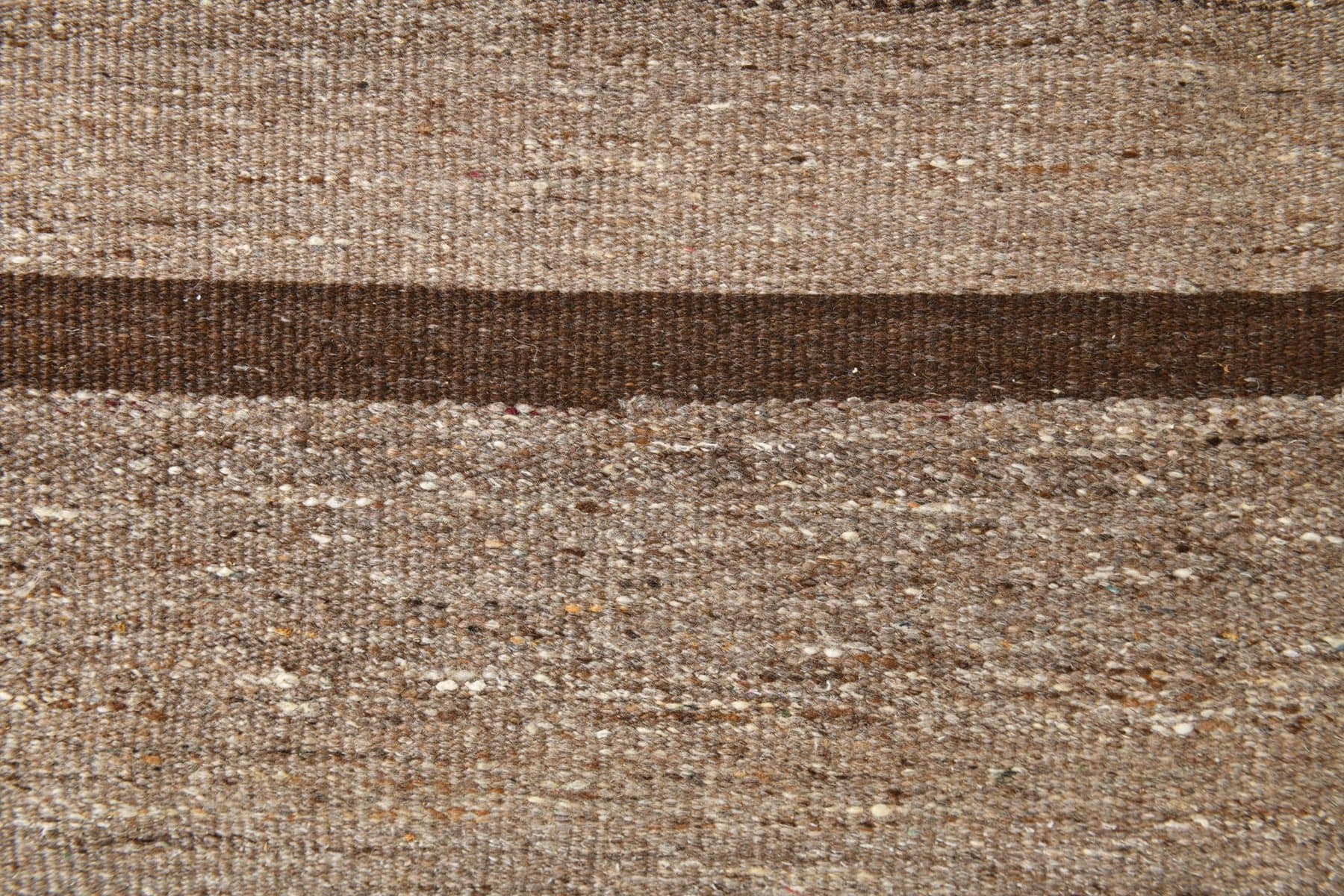 Kilim 389x304 cm, brown, wool, 1970s - 214757