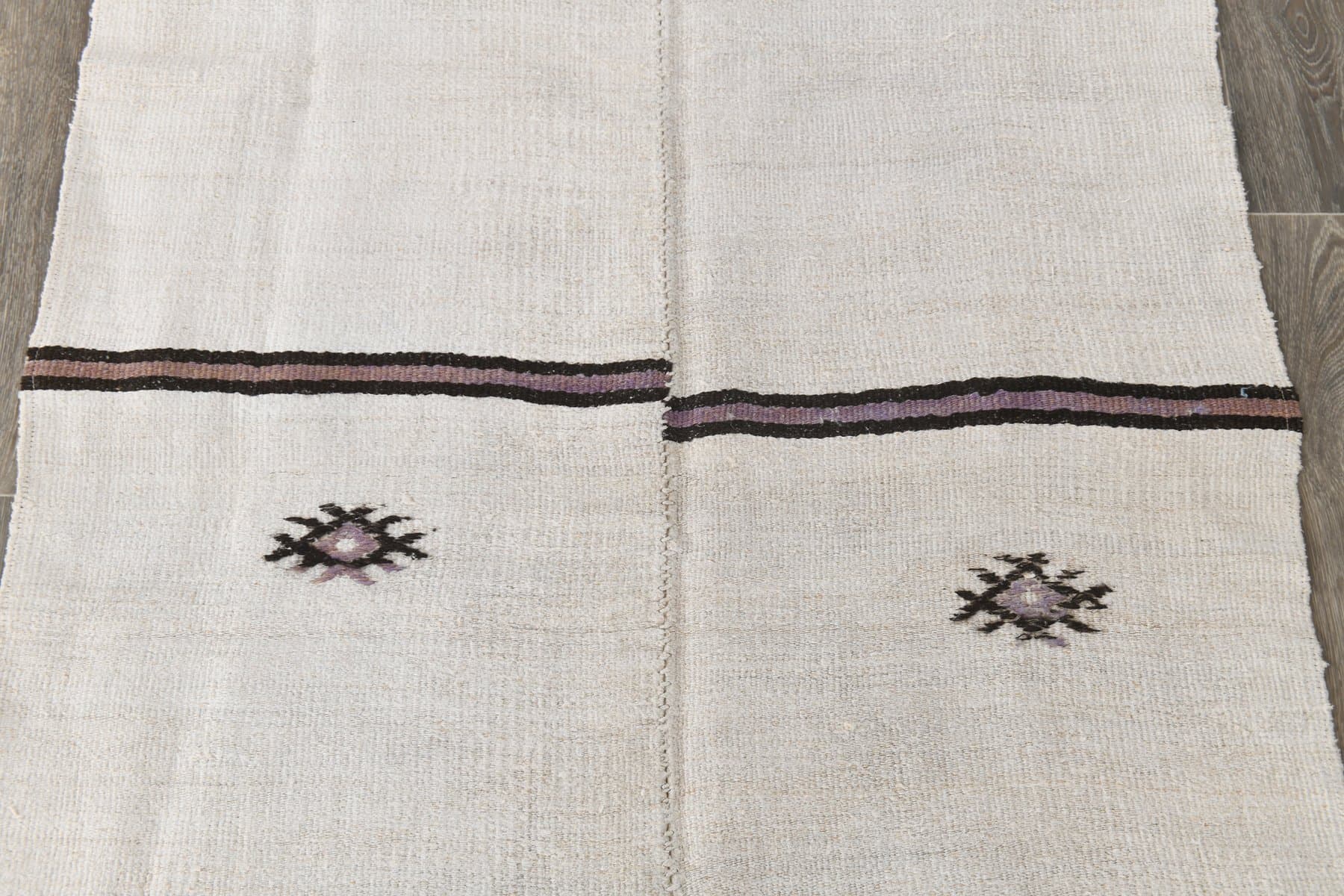 Kilim 105x235 cm, beige, hemp, 1970s - 214612