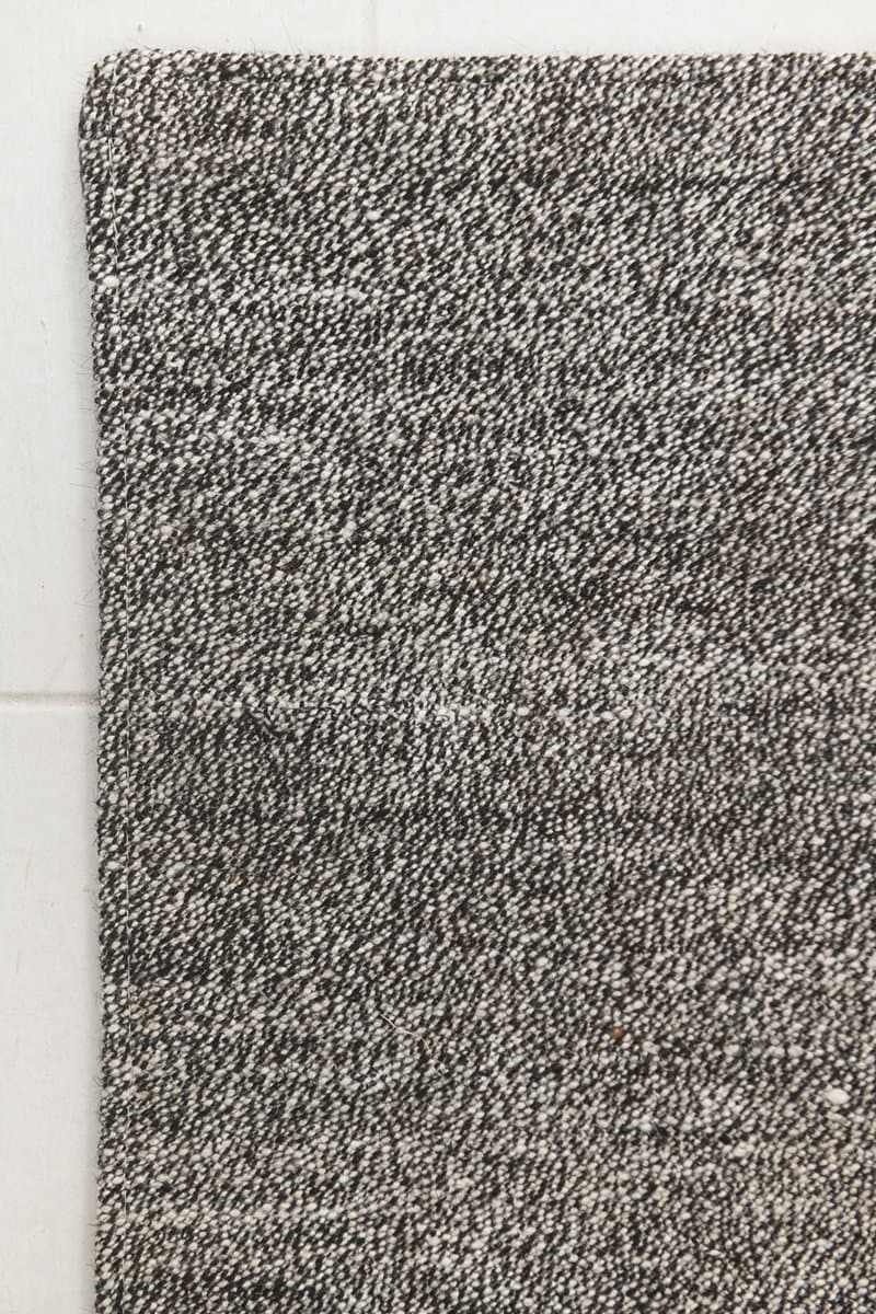 Chodnik 200x60 cm, szary, wełna, lata 70. - 214589