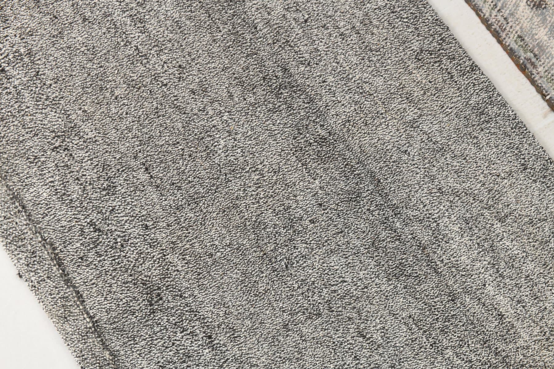 Chodnik 234x65 cm, szary, wełna, lata 70. - 214578