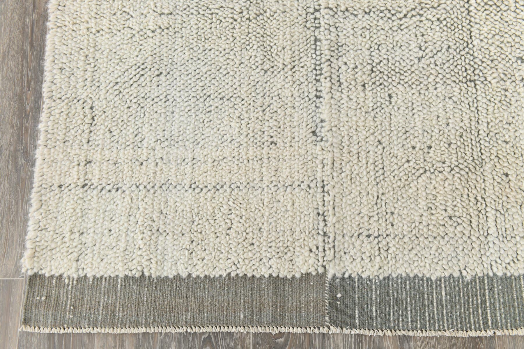 Kilim 307x197 cm, beżowy, wełna, lata 70. - 214569