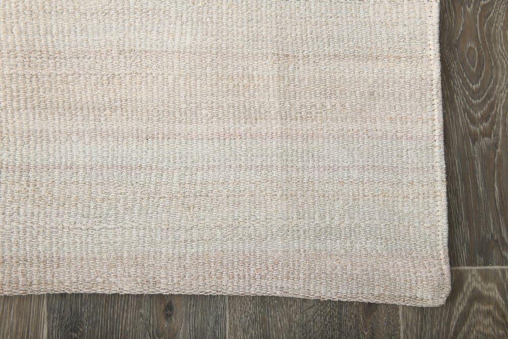 Kilim 178x183 cm, beżowy, konopie, lata 70. - 214549