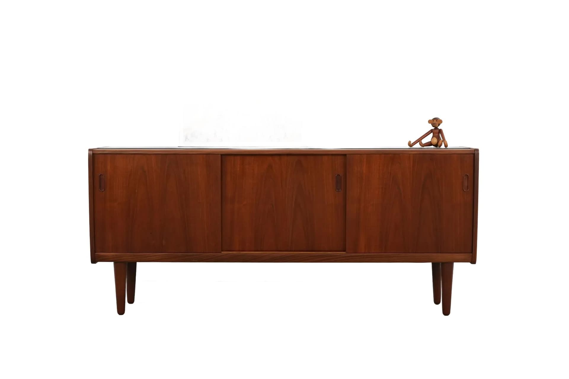 Sideboard, teak brązowy, Dania, lata 70.