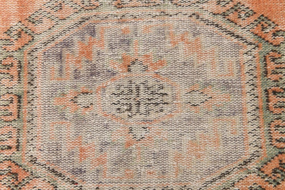 Runner 339x80 cm, orange, wool, 1960s - 214941