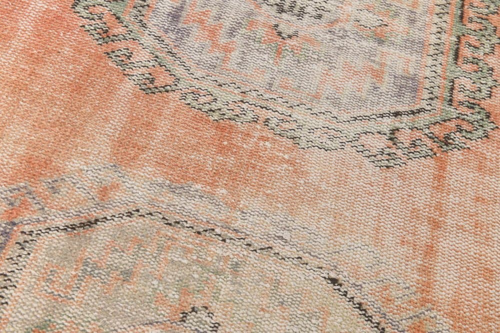 Runner 339x80 cm, orange, wool, 1960s - 214940