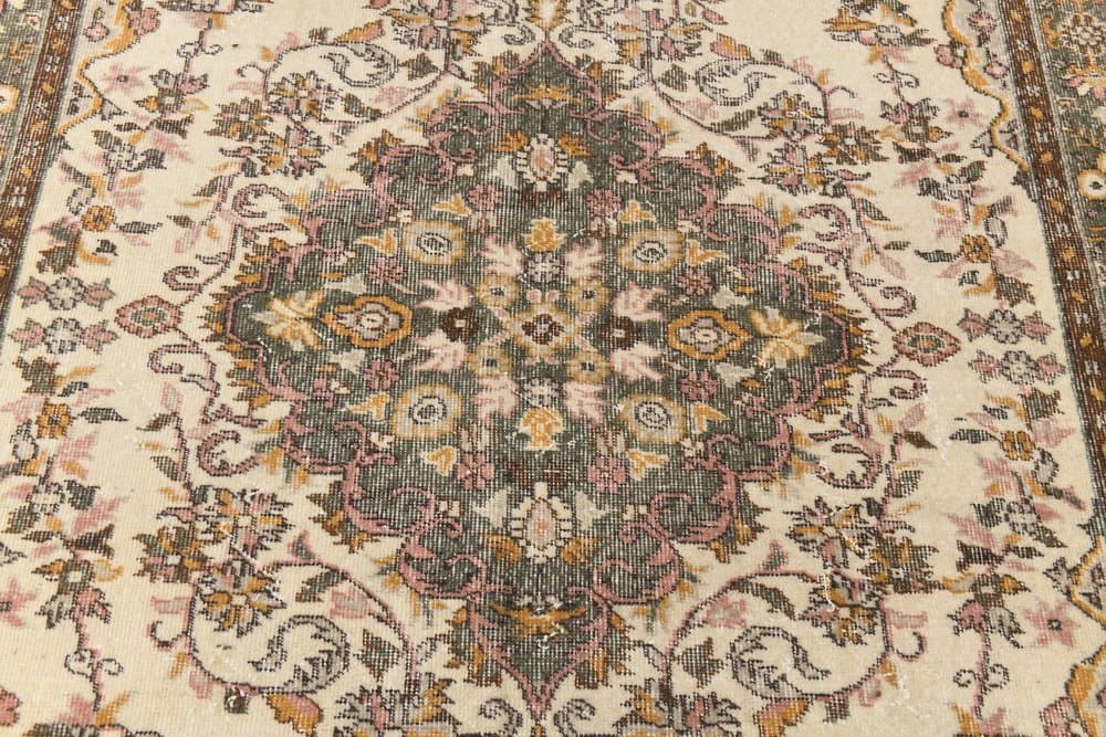 Rug 182x304 cm, beige, wool, 1970s - 214965