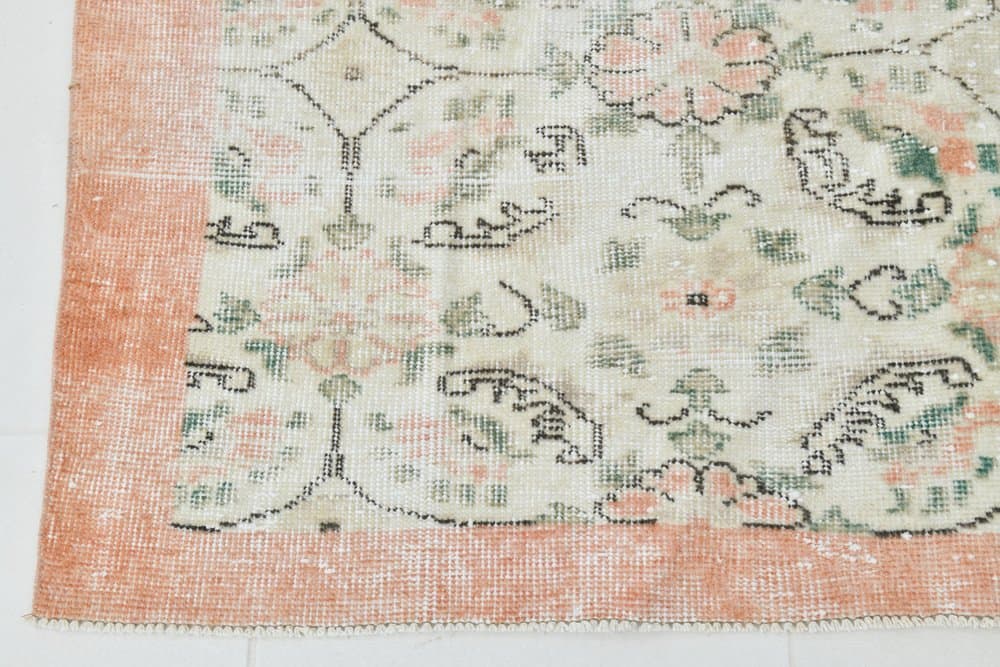 Rug 283x202 cm, ivory, wool, 1970s - 215171