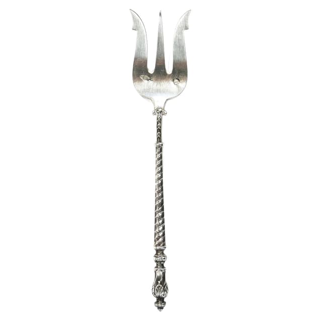 Trident Fork, Silver, France, 19th c. - DIMENSION