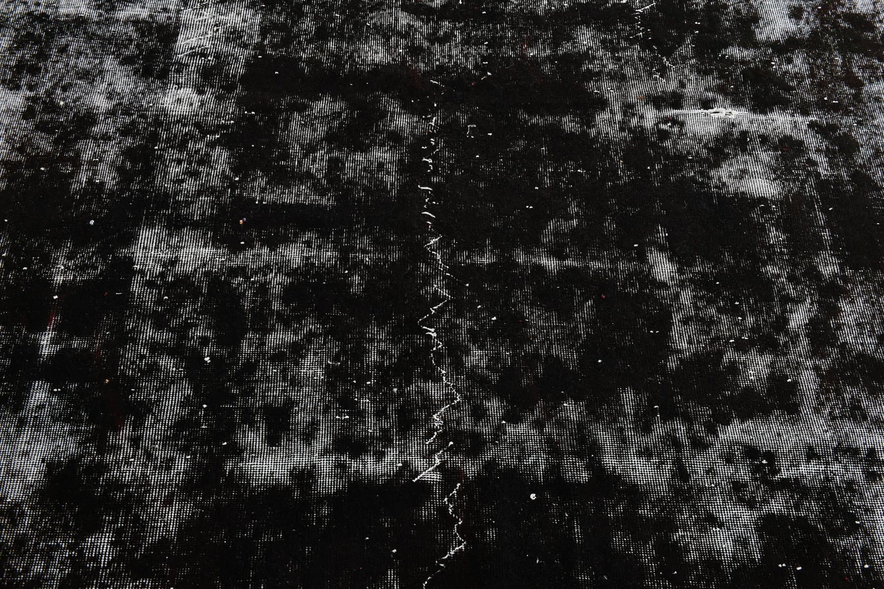 Dywan 347x243 cm, czarny, szary, wełna, lata 70. - 215120