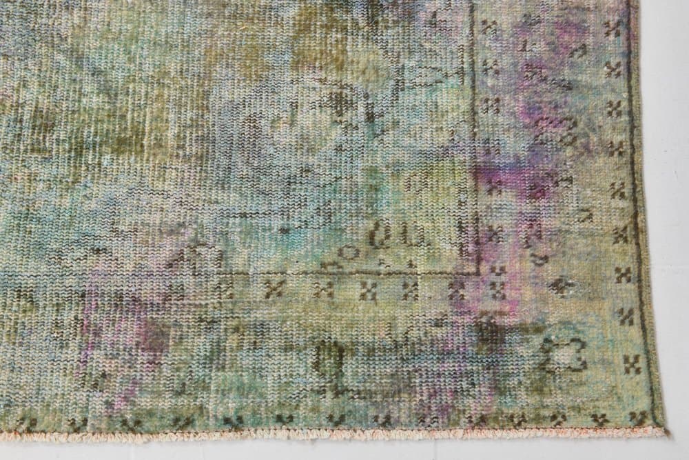 Rug 191x296 cm, Blue, Green, Wool, 1970s - 215276