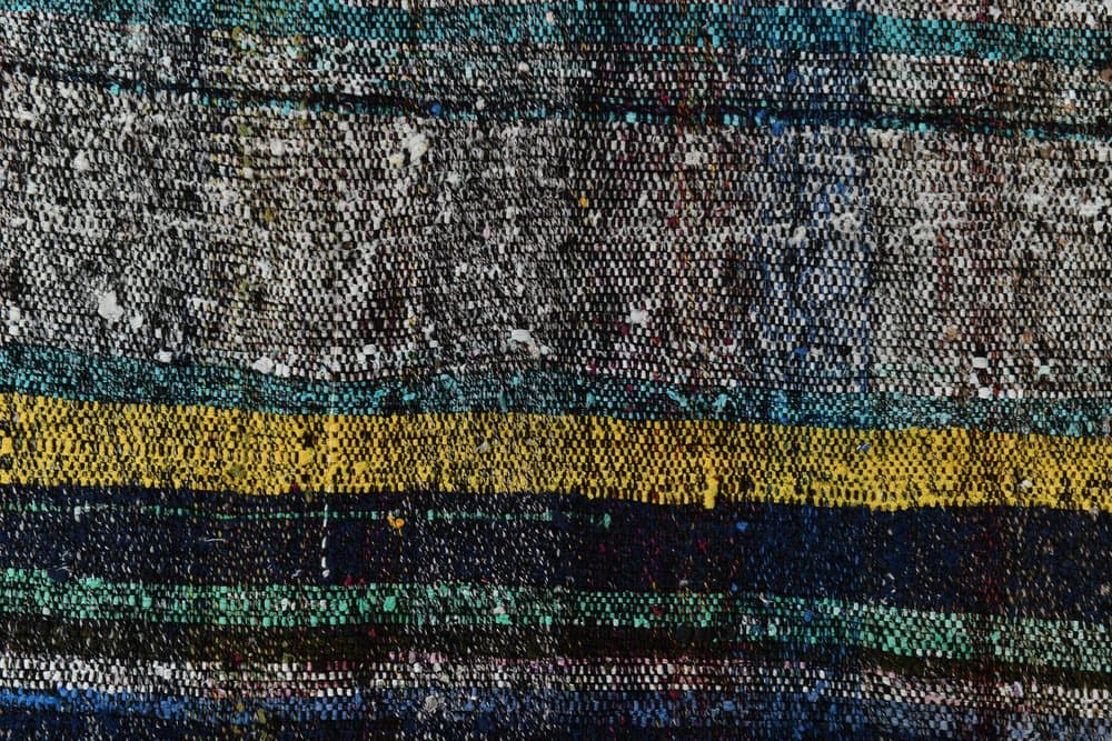 Kilim 115x271 cm, green, turquoise, wool, 1960s - 215638