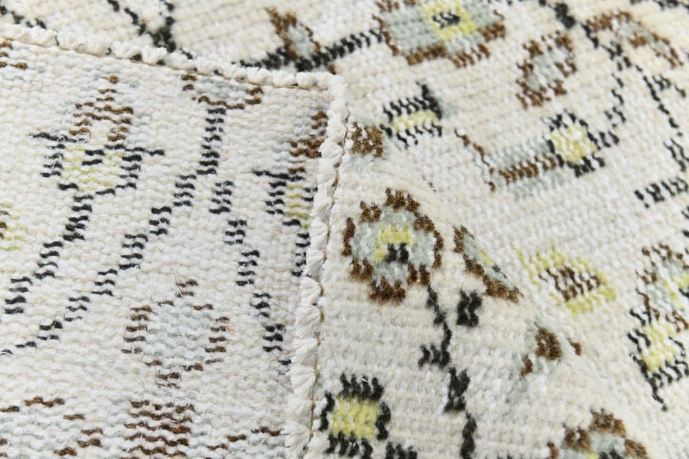 Rug 195x78 cm, beige, wool, 1970s - 215604