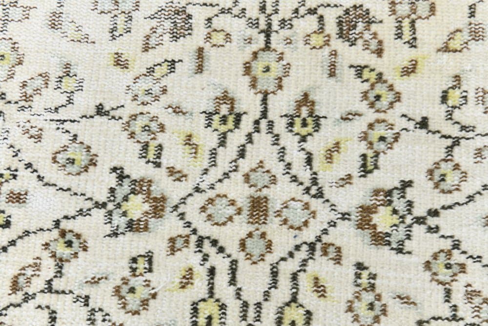 Rug 195x78 cm, beige, wool, 1970s - 215609