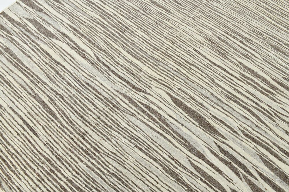 Kilim 238x324 cm, beżowy, wełna, lata 70. - 215569