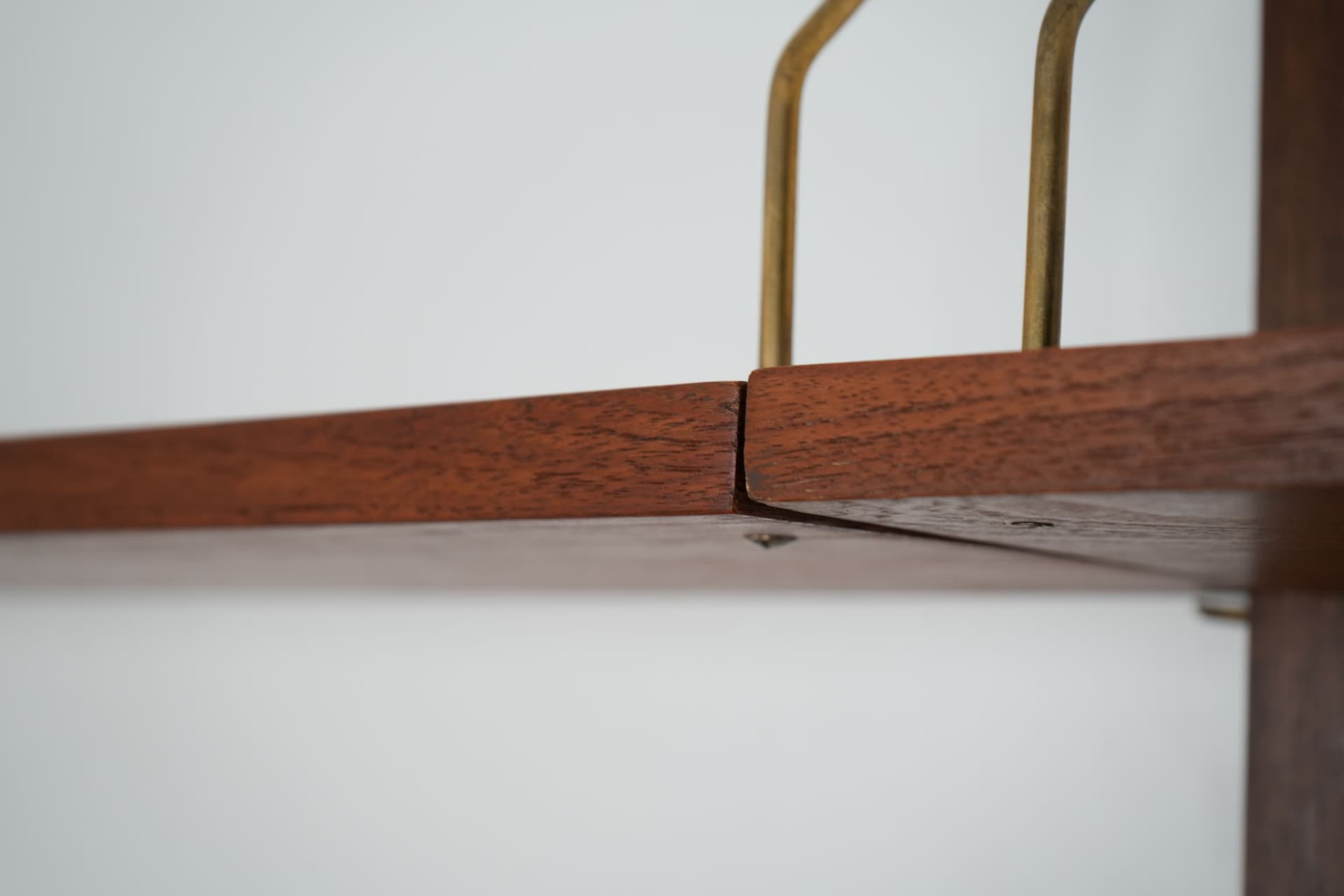 Regał systemowy PS System, teak brązowy, proj. P. Sorensen, Dania, lata 60. - 77159