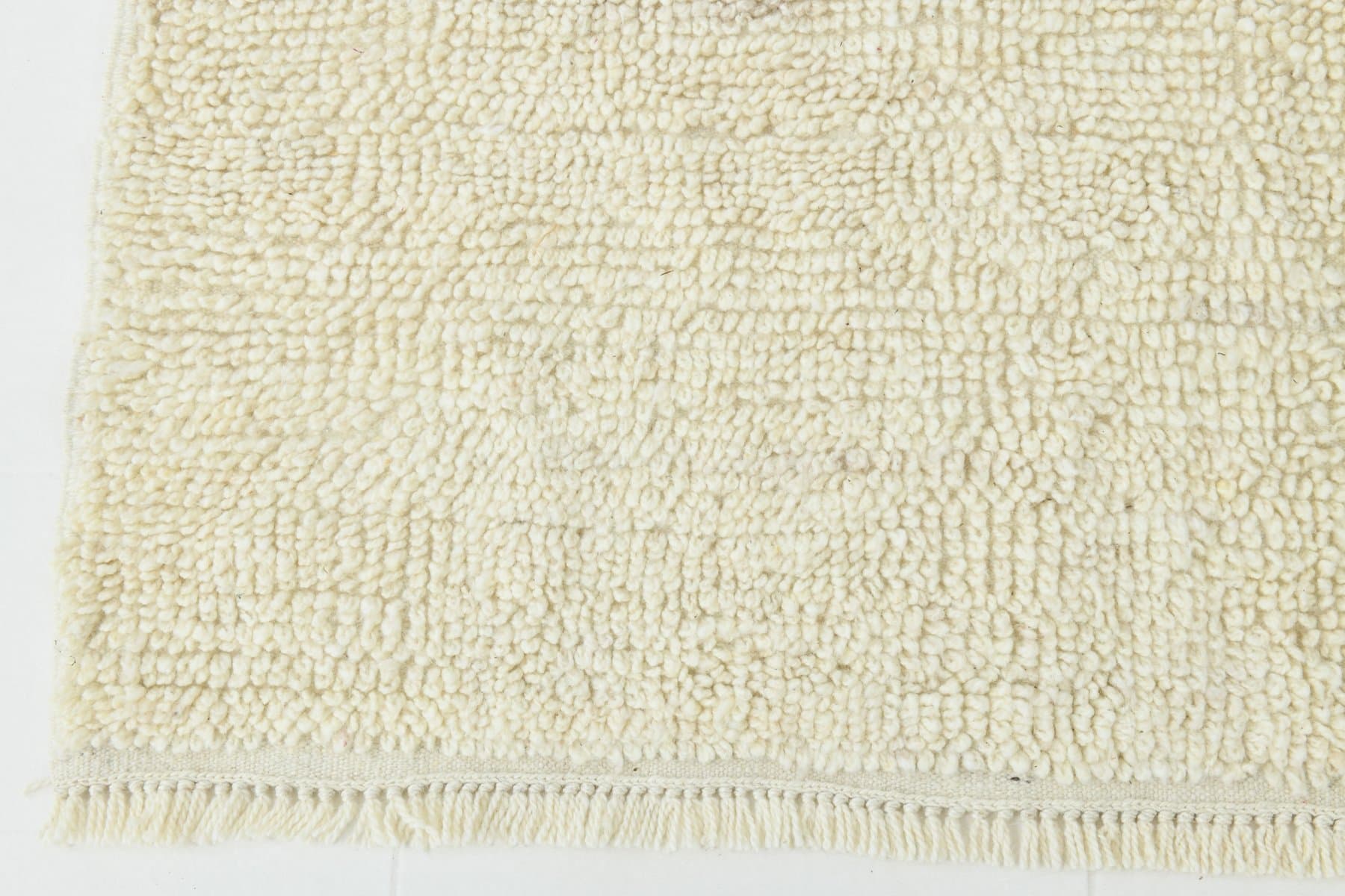 Dywan 211x135 cm, beżowy, wełna, lata 70. - 215470