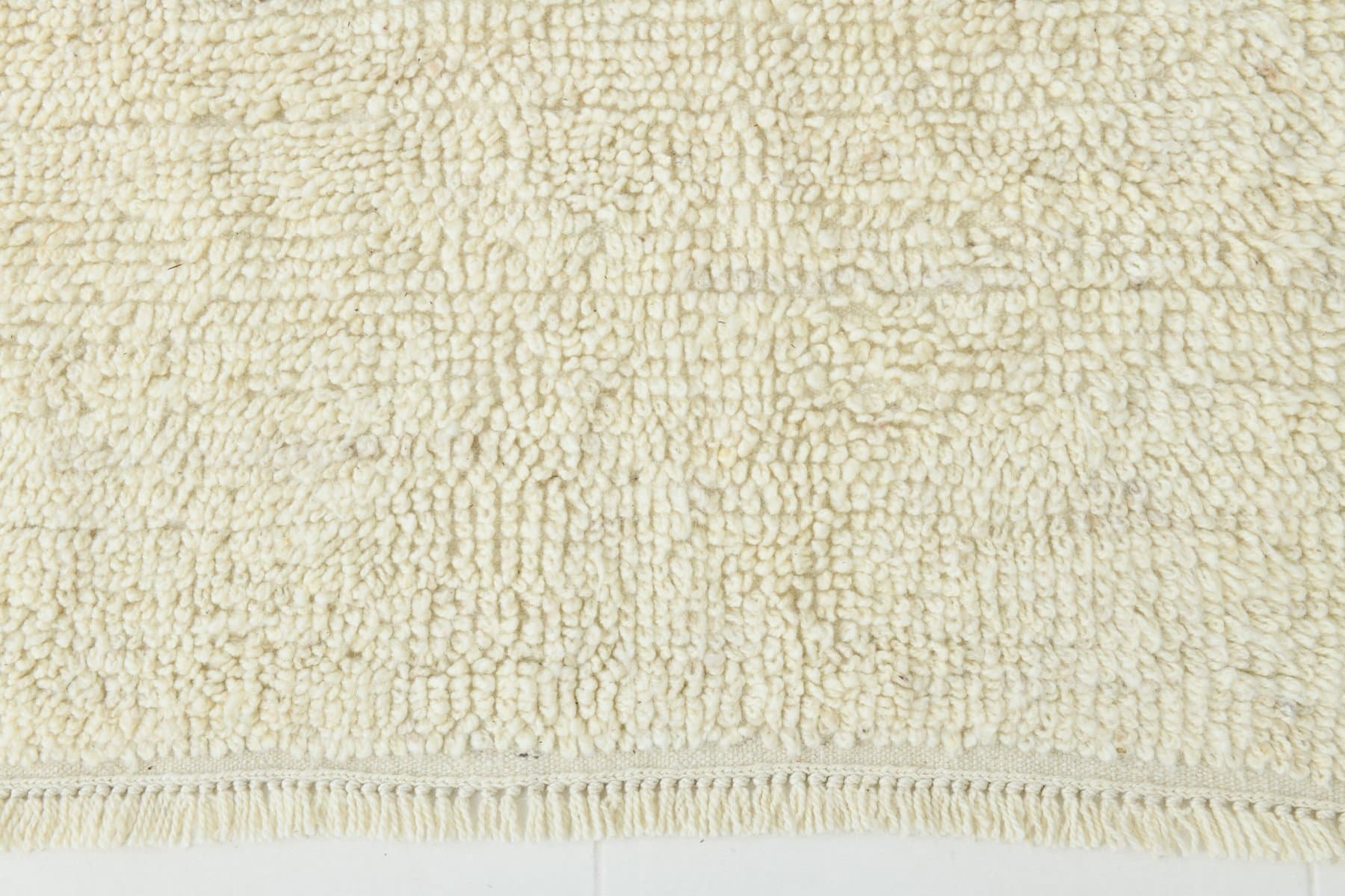 Dywan 211x135 cm, beżowy, wełna, lata 70. - 215460