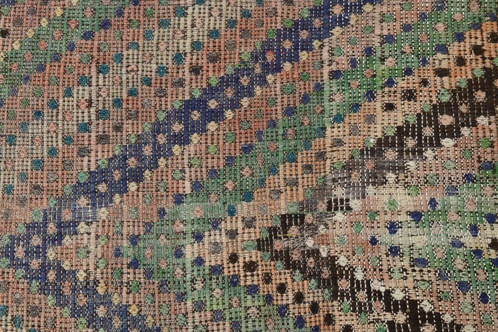 Kilim 225x330 cm, grey, wool, Turkey, 1970s. - 215441