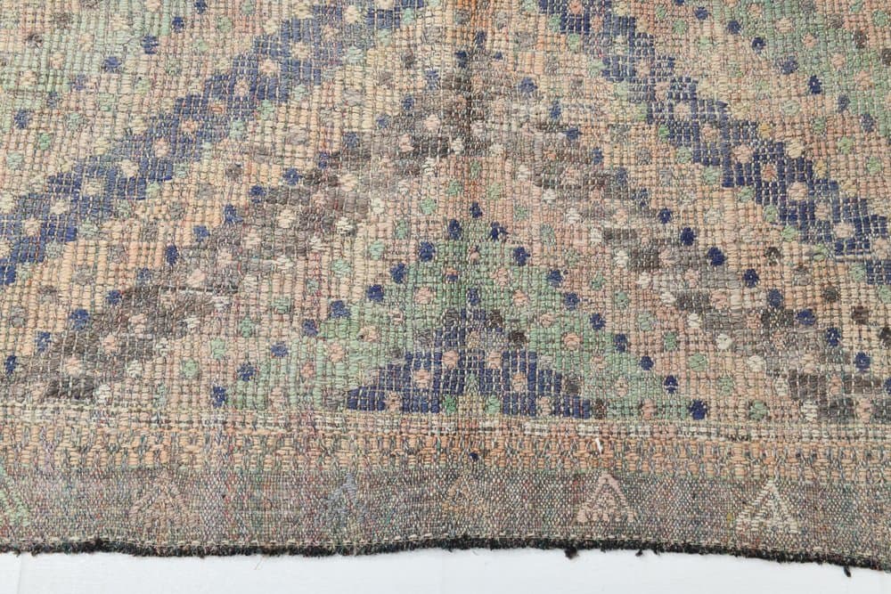 Kilim 225x330 cm, grey, wool, Turkey, 1970s. - 215434