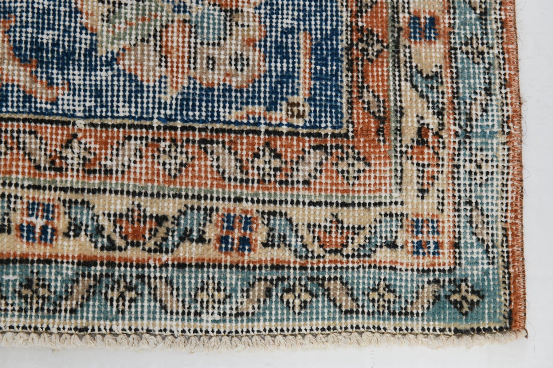 Dywan 344x235 cm, beżowy, wełna, Turcja, lata 60. - 215376