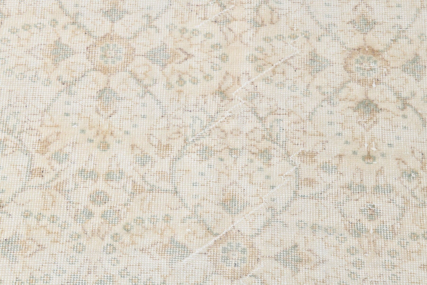 Rug 306x195 cm, beige, wool, Turkey, 1960s. - 215344
