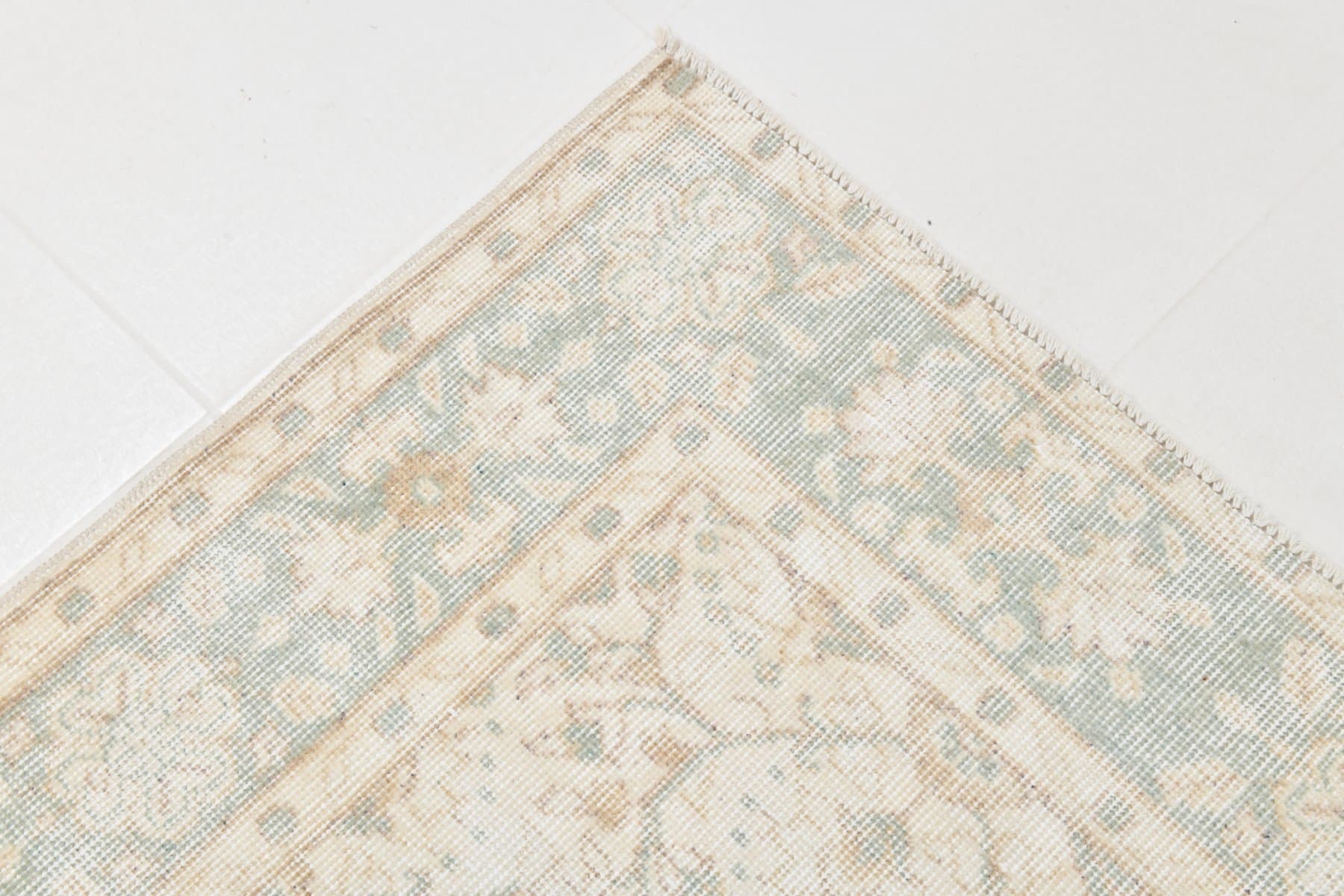 Rug 306x195 cm, beige, wool, Turkey, 1960s. - 215343