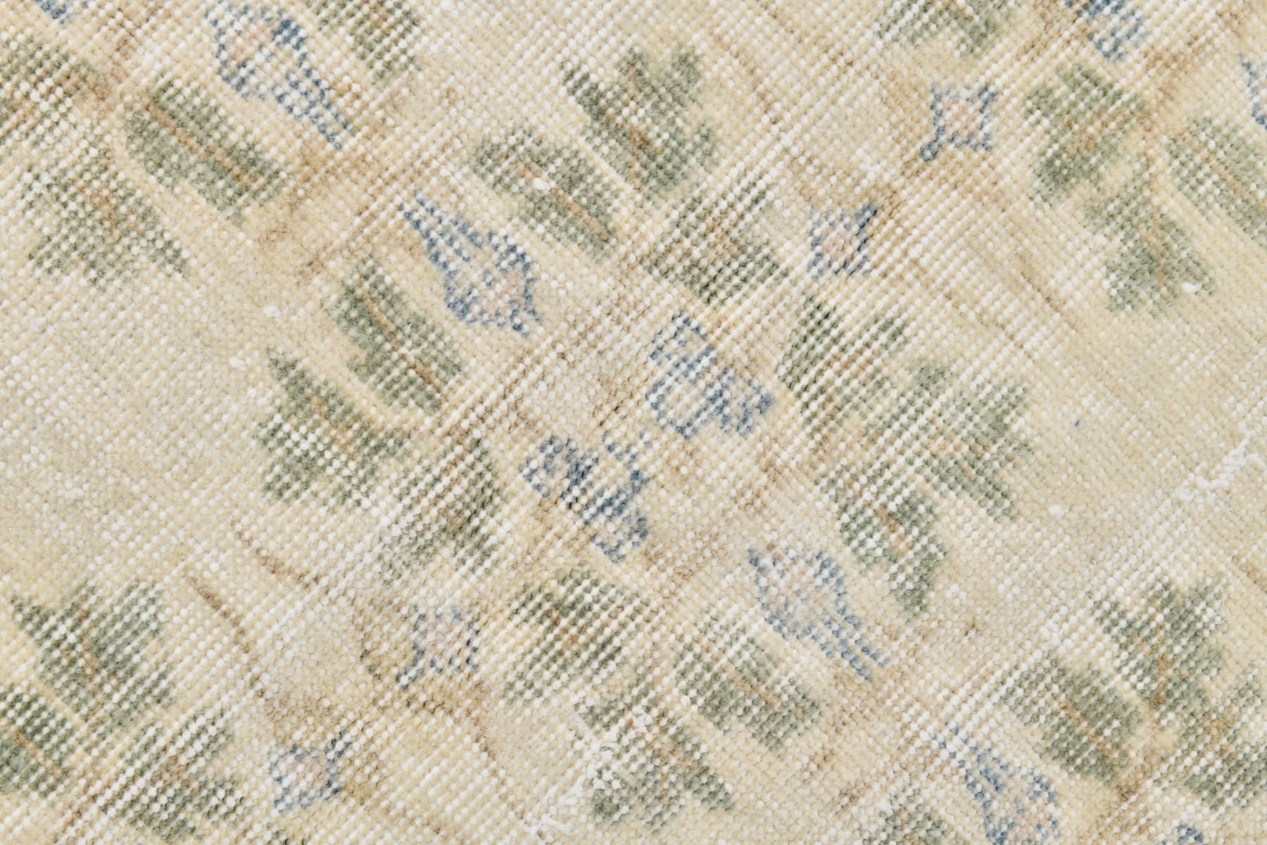 Dywan 197x306 cm, beżowy, wełna, lata 60. - 219425