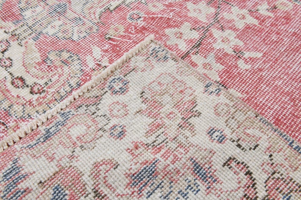 Dywan 305x206 cm, różowy, wełna, Turcja, lata 70. - 219303