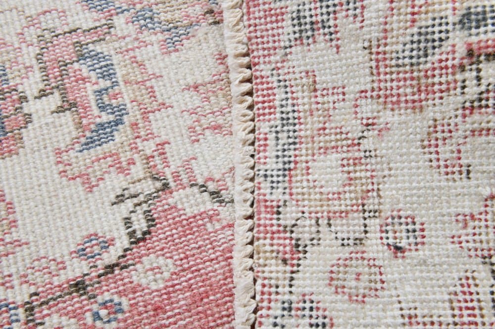 Dywan 305x206 cm, różowy, wełna, Turcja, lata 70. - 219309