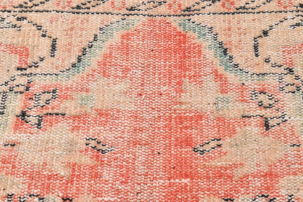 Rug 190x298 cm, beige, pink, wool, Turkey, 1970s. - 219270