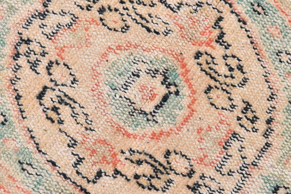 Rug 190x298 cm, beige, pink, wool, Turkey, 1970s. - 219269
