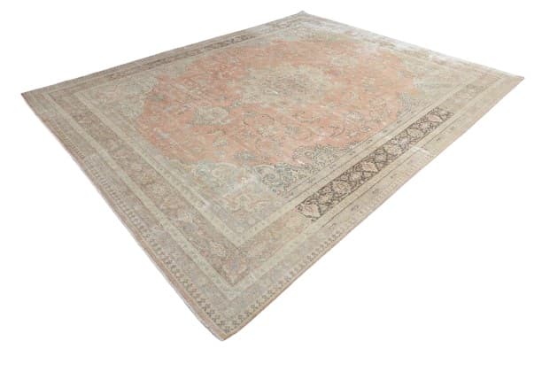 Rug 357x284 cm, beige, wool, Turkey, 1960s.