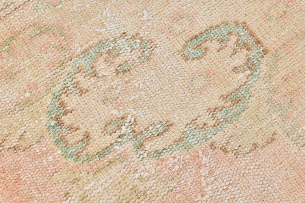 Rug 288x195 cm, beige, green, wool, Turkey, 1970s. - 219207