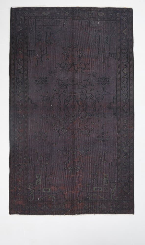 Dywan 230x140 cm, bordowy, wełna, Turcja, lata 60. - 219187