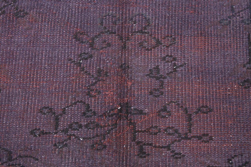 Dywan 230x140 cm, bordowy, wełna, Turcja, lata 60. - 219192