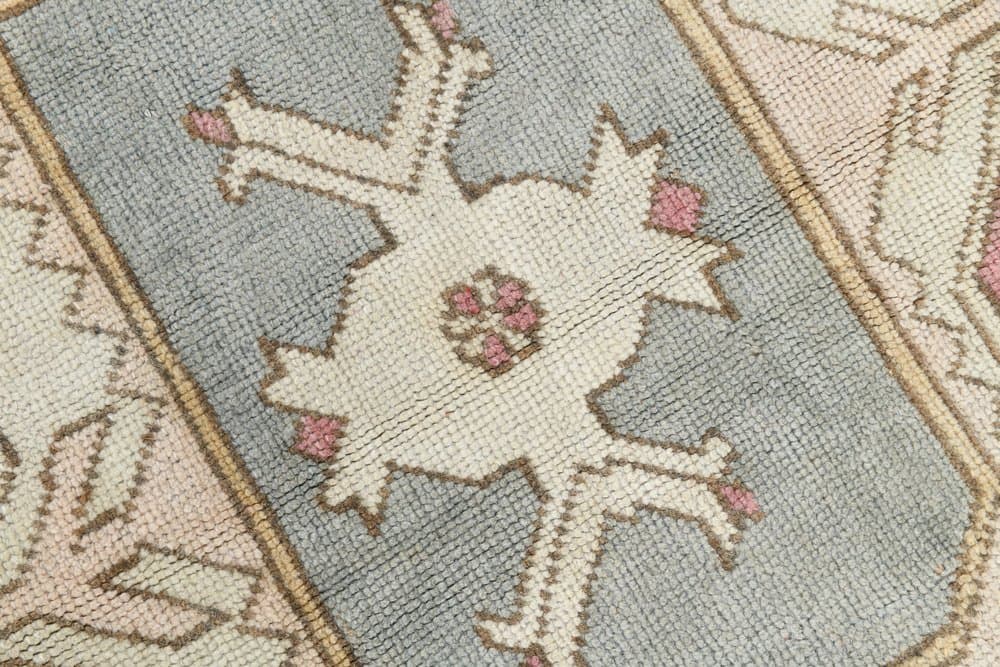 Dywan Oushak 452x403 cm, beżowy, wełna, Turcja, lata 60. - 219126