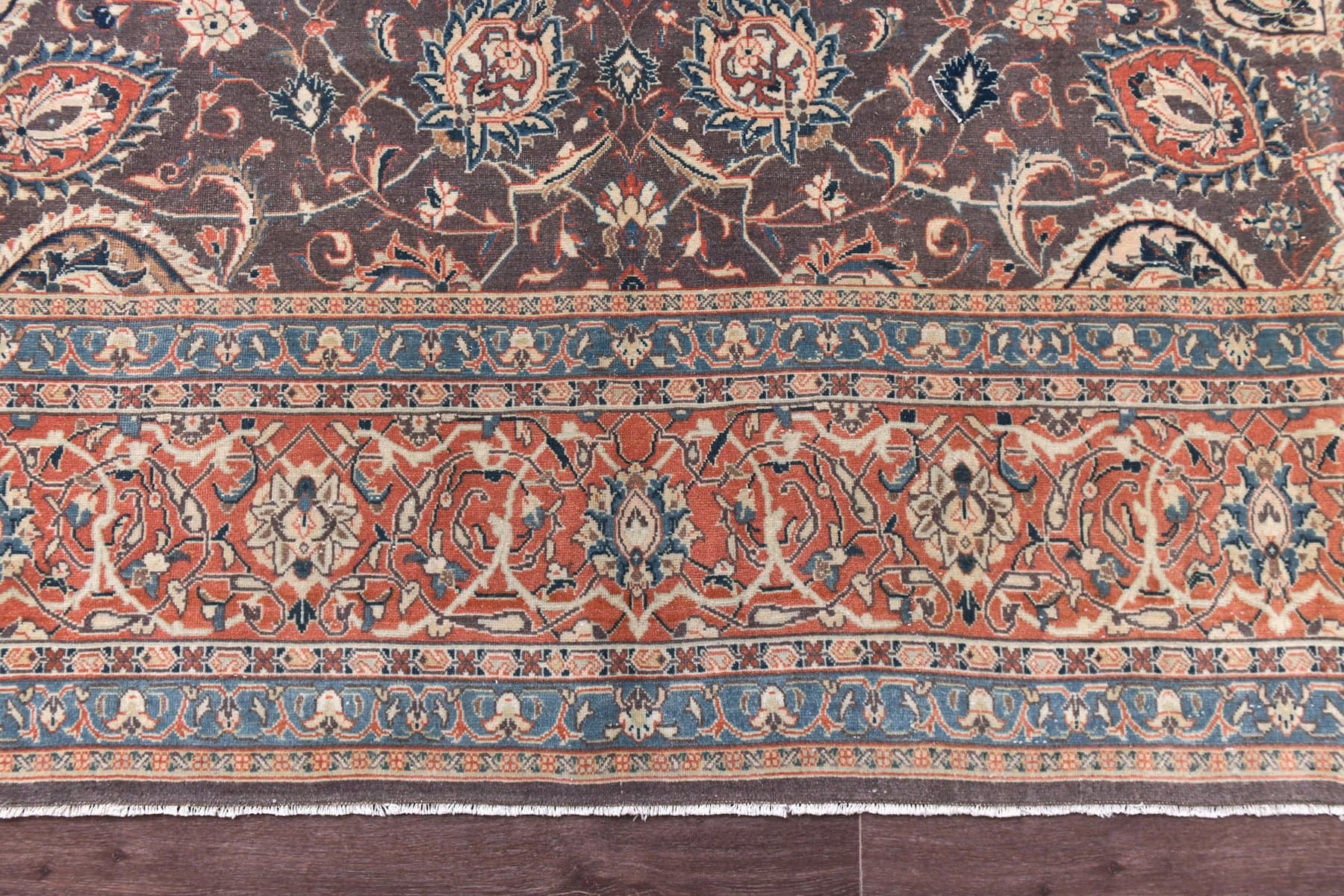 Rug 413x309 cm, red, wool, Turkey, 1960s - 219052