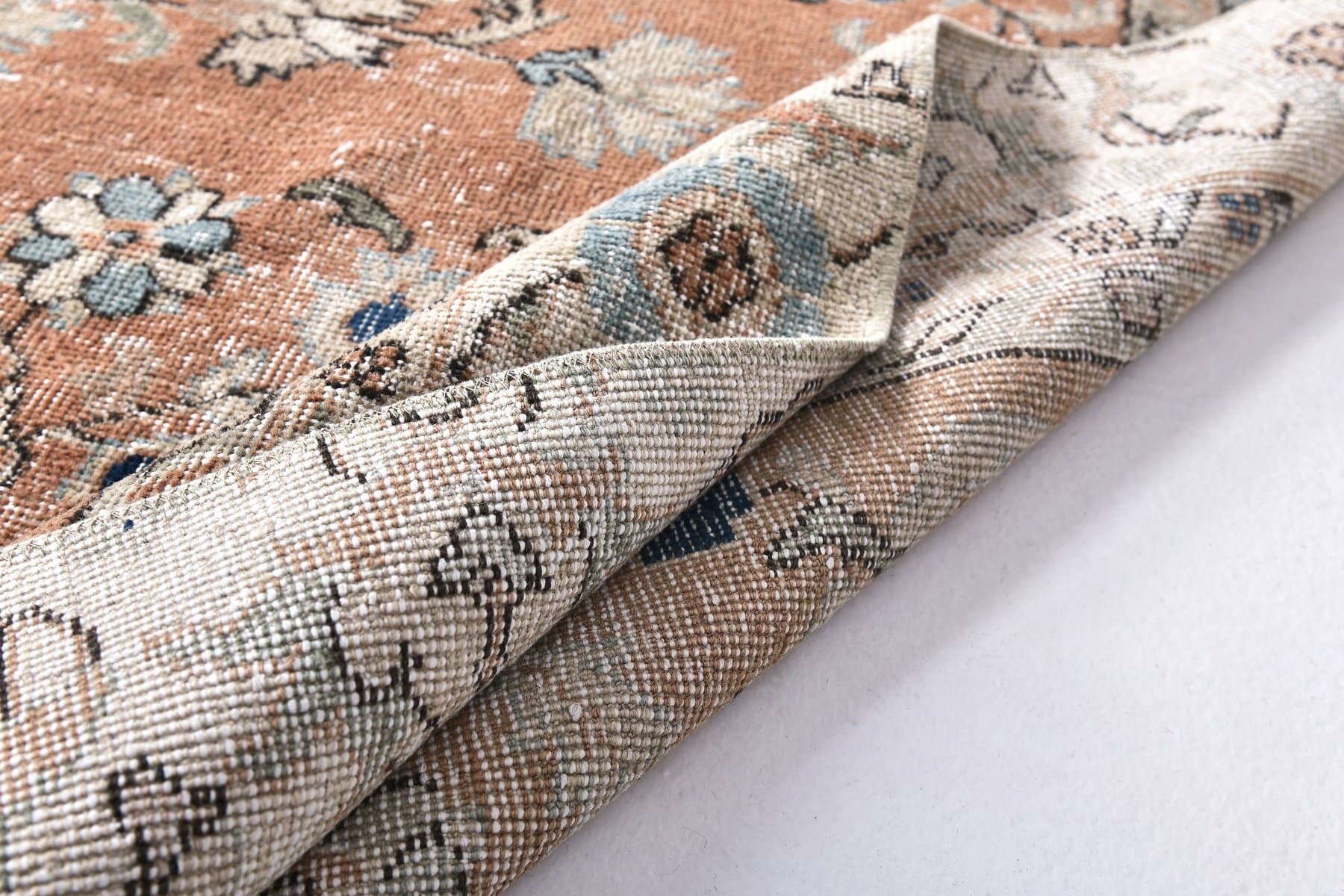 Rug 186x291 cm, beige, wool, Turkey, 1970s. - 219039