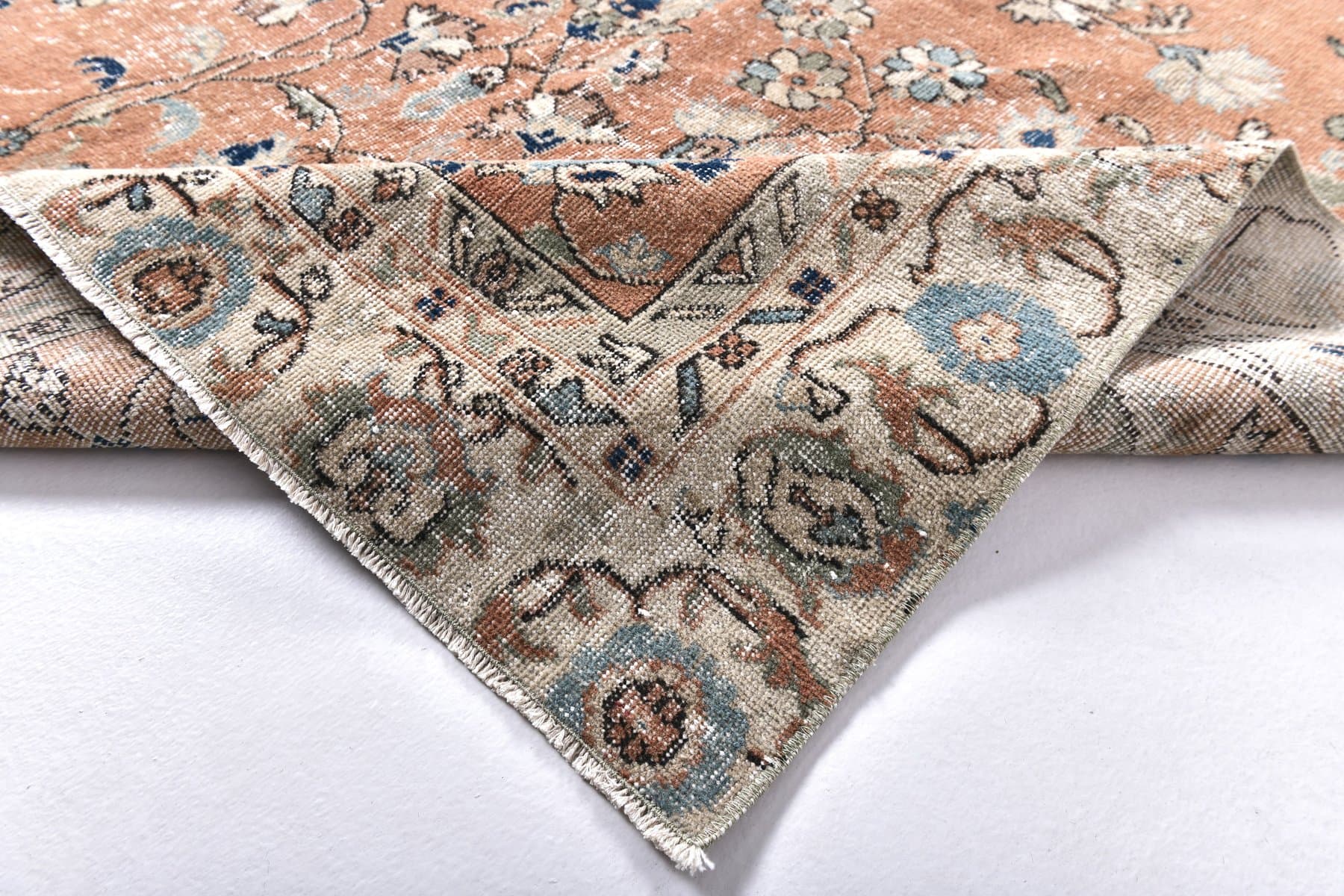 Rug 186x291 cm, beige, wool, Turkey, 1970s. - 219040