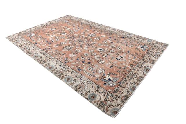 Rug 186x291 cm, beige, wool, Turkey, 1970s. - DIMENSION